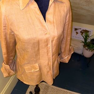 Jones New York 100%linen shirt!